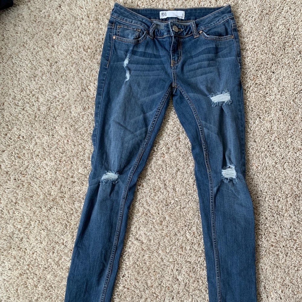 RSQ Ibiza skinny blue denim jean